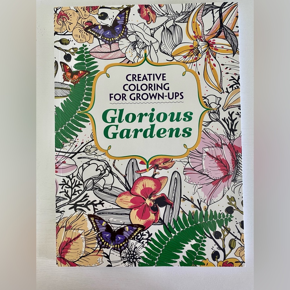 Garden Coloring Book for Adults